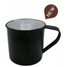 Taza Retro Esamaltada Negra 45cl