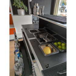 Mostrador Portátil de Bar con Maleta Trolley PRO
