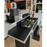 Mostrador Portátil de Bar con Maleta Trolley