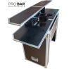 Mostrador Portátil de Bar con Maleta Trolley