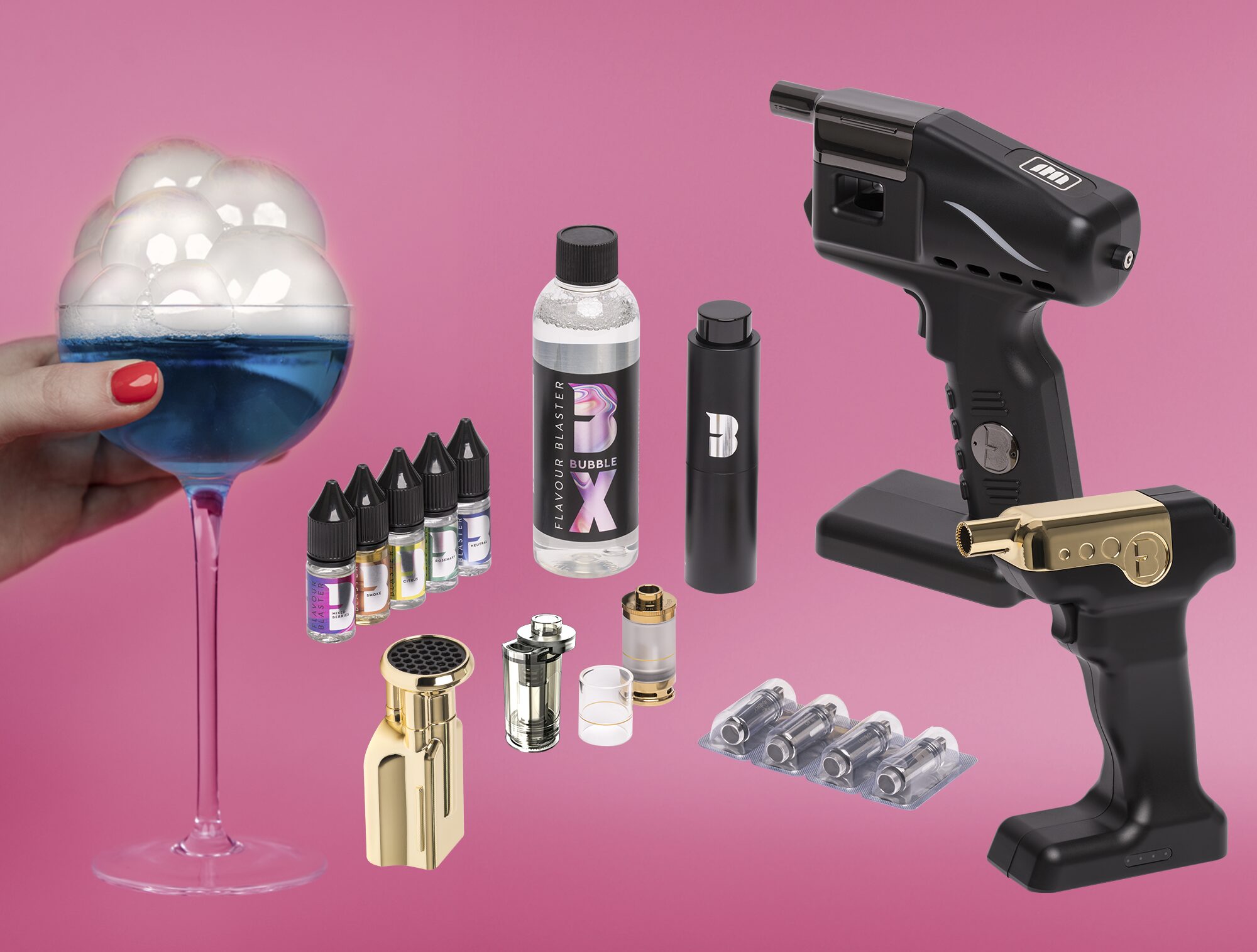 Flavour Blaster: dispositivo y accesorios seleccionables