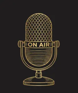 Dibujo de un micrófono On Air