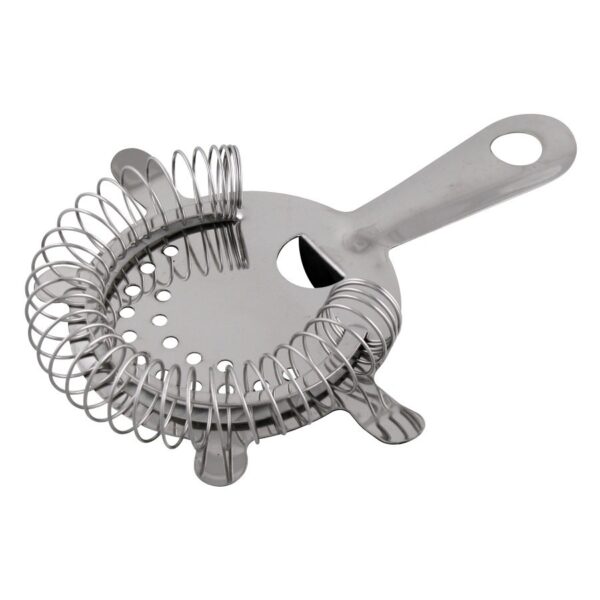 Colador de gusanillo 4 Prong, acero inoxidable