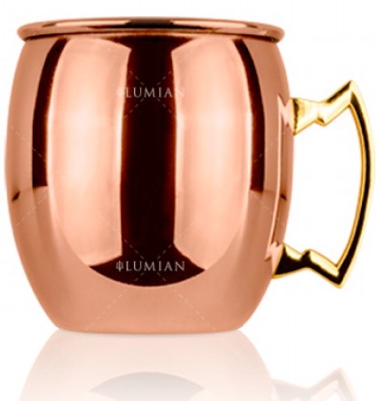 Taza Moscow Mule de acero chapado en cobre - Imagen 2