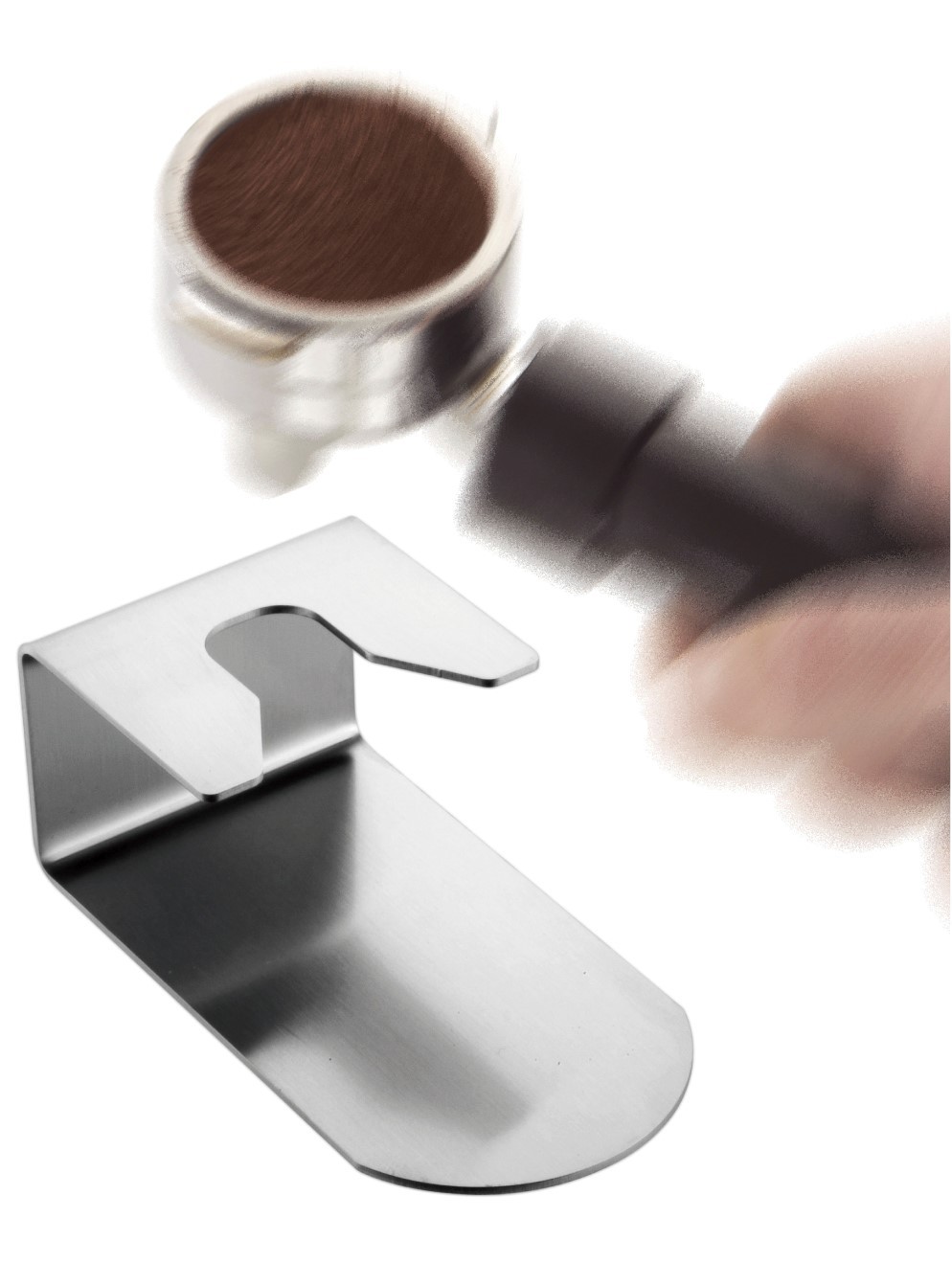 Soporte para portafiltros de prensado, acero inoxidable Motta - Imagen 2
