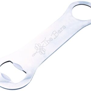 Abrebotellas de acero inoxidable de 18,5 cm, pieza única