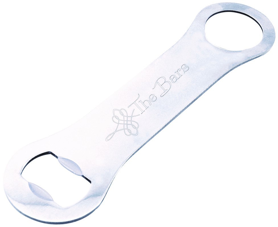 Abrebotellas de acero inoxidable de 18,5 cm, pieza única