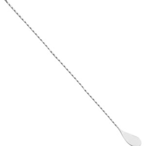 Cuchara de bar 30 cm con mango en espiral, acero inoxidable