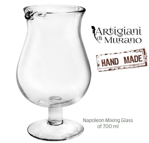 Vaso mezclador vintage Napoleón 70 cl, vidrio