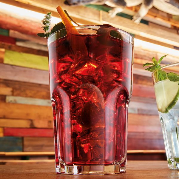 Vaso highball Rock Juice 42 cl de vidrio, pack de 6