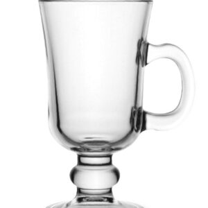 Vaso irish coffee 23 cl de vidrio con asa