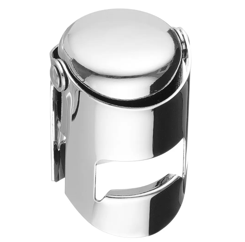 Tapón para champán y cava de acero inoxidable y silicona - Imagen 3