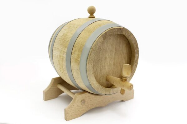 Barril de roble blanco americano de 2 litros, hecho en Italia