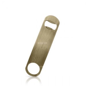 Abrebotellas Lumian de acero chapado 18 cm, cinco acabados - Bronce