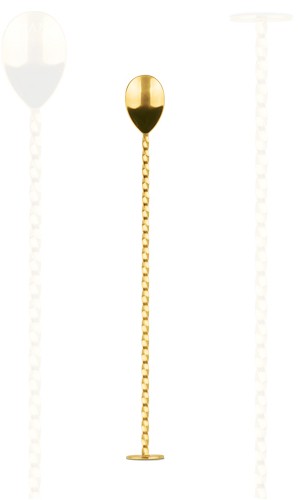 Cuchara de bar 28 cm Muddler Lumian, acero inoxidable 18/10 - Imagen 4