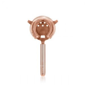 Colador Hawthorne Lumian con dos lengüetas, acero inoxidable - Cobre