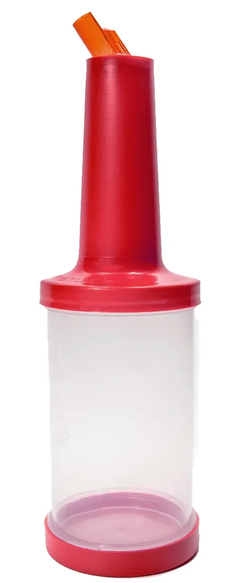 Botella dosificadora Store 'n Pour 1 l con pico vertedor y tapón - Imagen 5