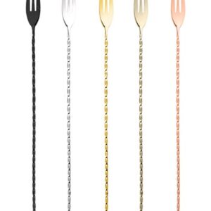Cuchara de bar tridente Lumian 40 cm, acero inoxidable 18/10