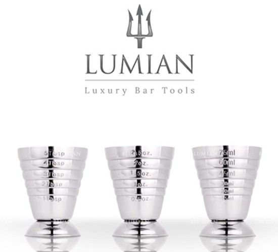 Jigger multinivel Urano Lumian, acero inoxidable 18/10 - Imagen 2