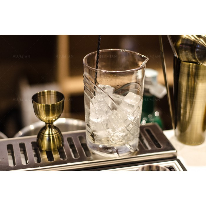 Jigger vintage Giove Lumian 30/60 ml, acero inoxidable - Imagen 8