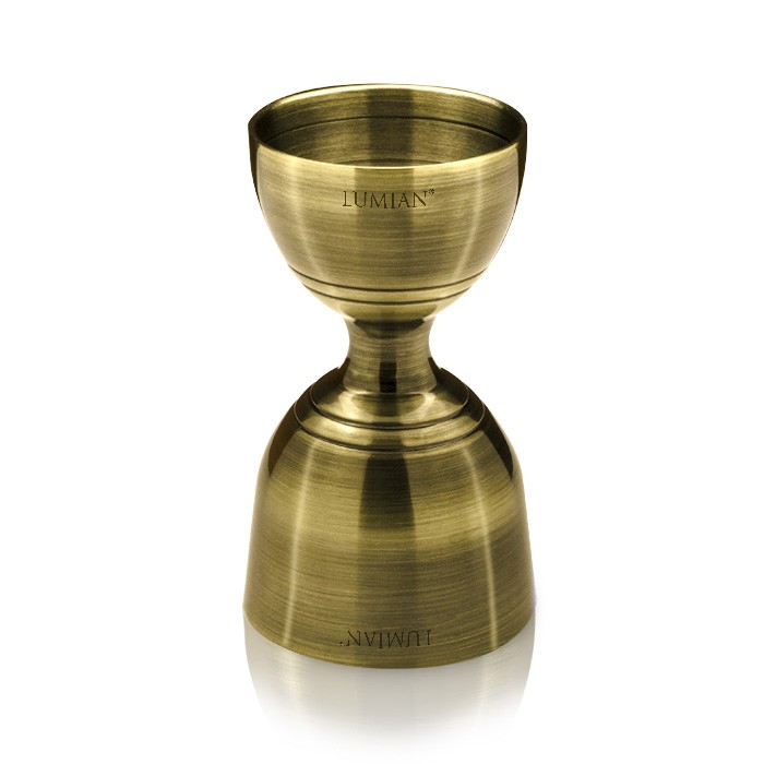 Jigger vintage Giove Lumian 30/60 ml, acero inoxidable - Imagen 3