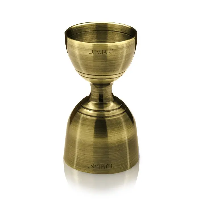 Jigger vintage Giove Lumian 30/60 ml, acero inoxidable - Imagen 3