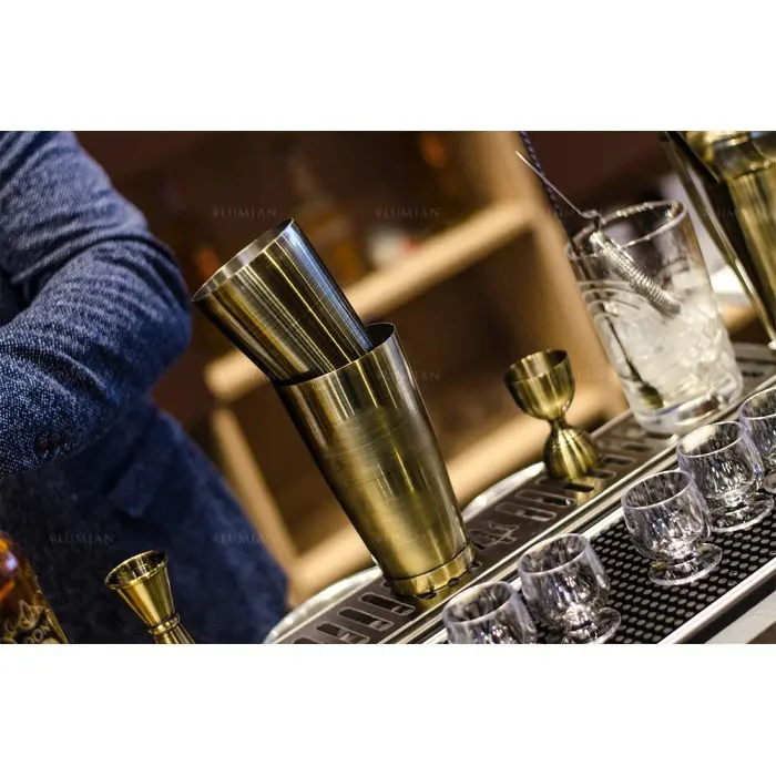 Jigger vintage Giove Lumian 30/60 ml, acero inoxidable - Imagen 9