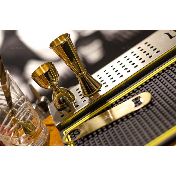 Jigger vintage Giove Lumian 30/60 ml, acero inoxidable - Imagen 11