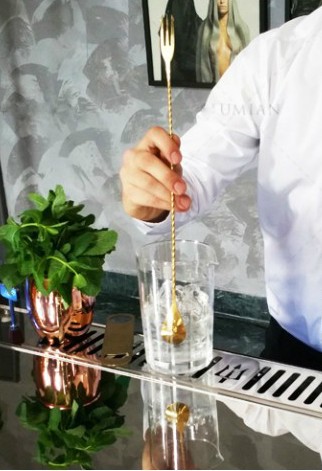Cuchara de bar tridente Lumian 40 cm, acero inoxidable 18/10 - Imagen 7