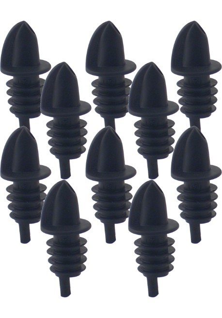 Pico dosificador de plástico para flair, pack de 12