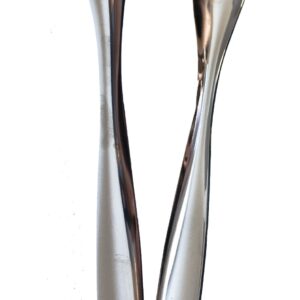 Pinza para hielo de acero inoxidable, 18 cm, puntas de garra