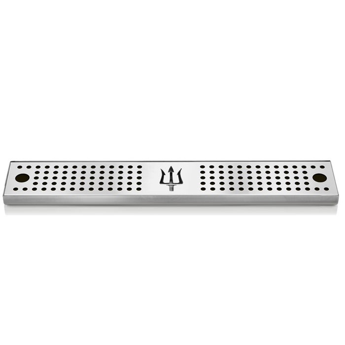 Bar mat de acero inoxidable perforado, 30, 60 o 90 cm - Imagen 2