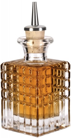 Botella de bitter Old Fashioned 100 ml, vidrio con tapón Dash Pour - Imagen 2