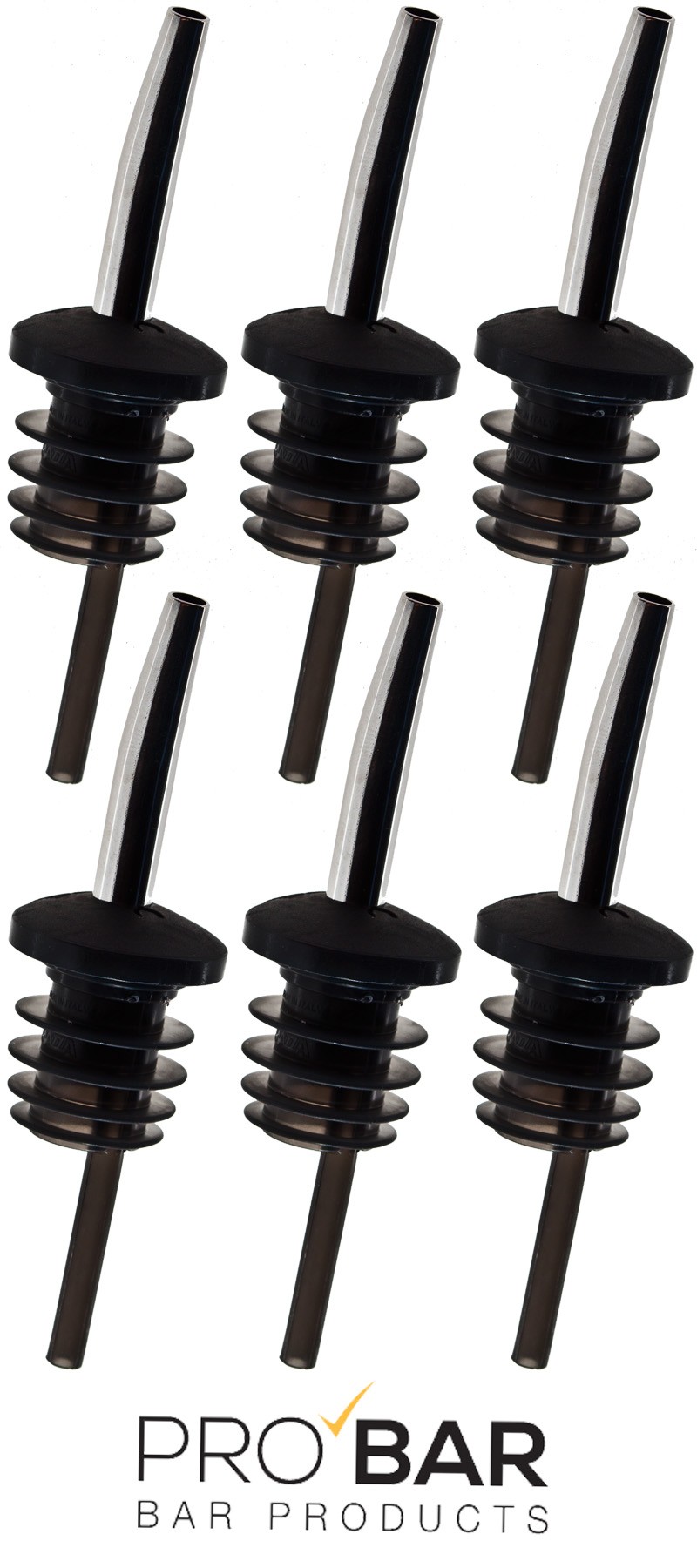 Pico vertedor Ultra de acero inoxidable en dos piezas, pack de 6 - Imagen 2