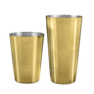 Coctelera Boston Yokai y half tin Lumian 18-28 oz, acero inoxidable - Bronce