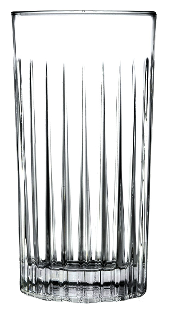 Vaso tumbler Timeless 44,3 cl, tallado vertical, pack de 6 - Imagen 2