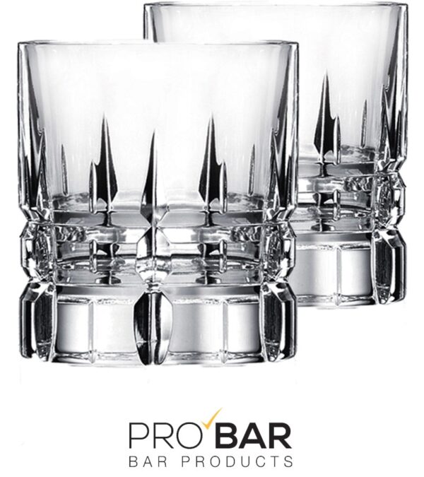 Vaso old fashioned Carrara 30 cl, cristal Luxion, pack de 2