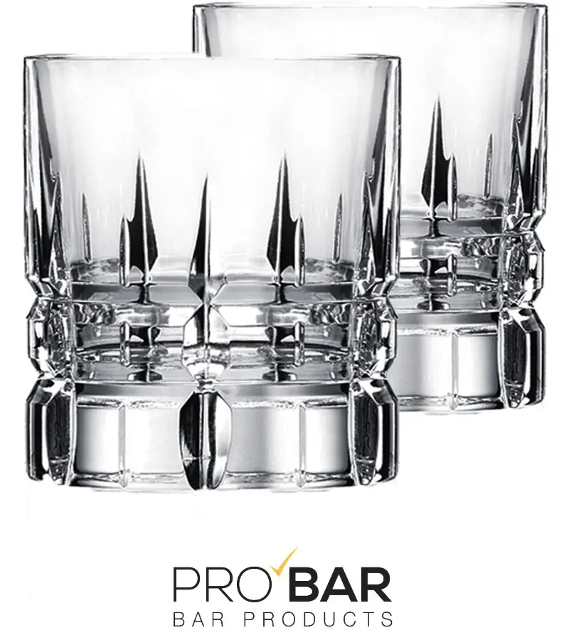 Vaso old fashioned Carrara 30 cl, cristal Luxion, pack de 2