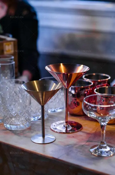 Copa Martini de cobre Bond Lumian 23 cl, acero inoxidable - Imagen 4