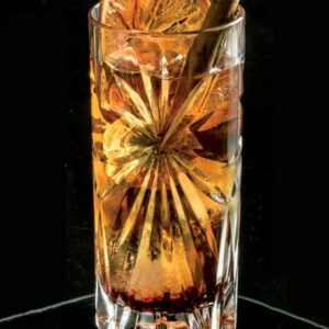 Vaso tumbler Oasis 36 cl, incisiones vintage, pack de 6