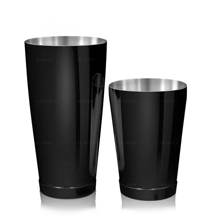 Coctelera Boston Kenko Lumian 28 oz con half tin 18 oz, acero inoxidable - Imagen 2