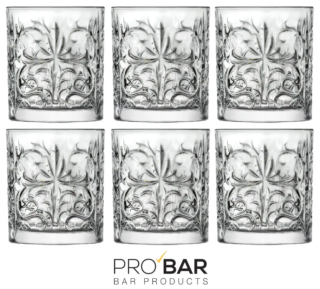 Vaso old fashioned Tattoo 33 cl, pack de 6 - Imagen 2