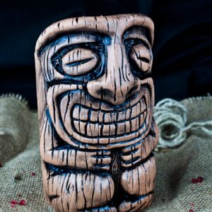 Taza tiki Manawa 50 cl, cerámica pintada a mano
