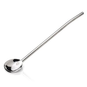 Pajita de acero con cuchara, 22 cm, Lumian