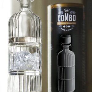 Kit de degustación de destilados, botella y 2 vasos