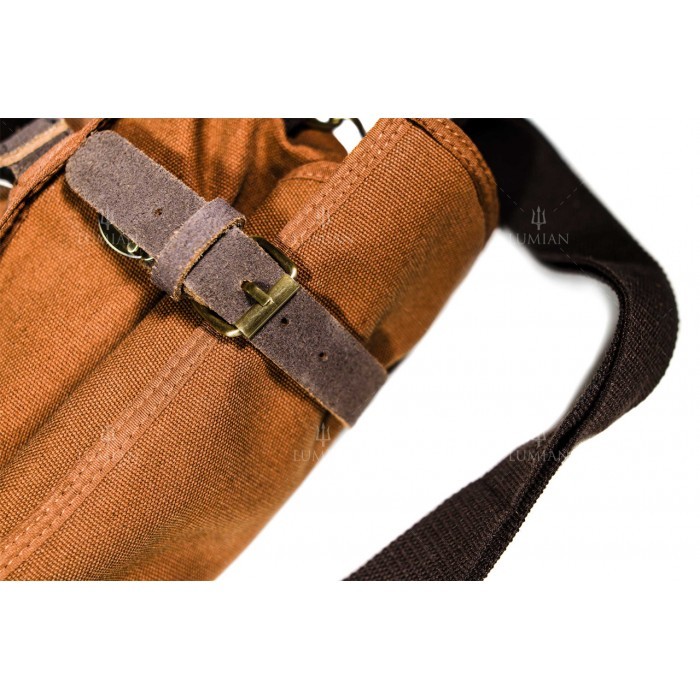 Bolsa enrollable de coctelería Lumian, piel y tejido - Imagen 2