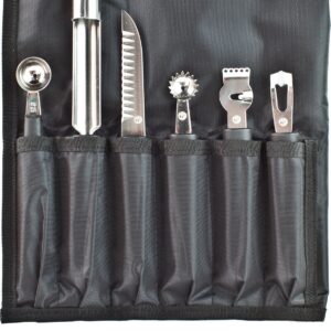 Kit de decoración de fruta, 6 utensilios de acero inoxidable