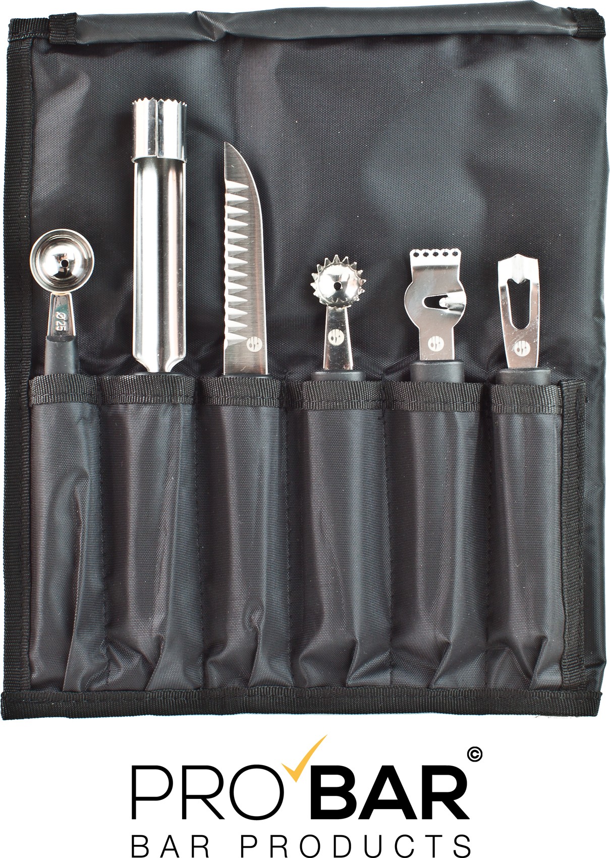 Kit de decoración de fruta, 6 utensilios de acero inoxidable