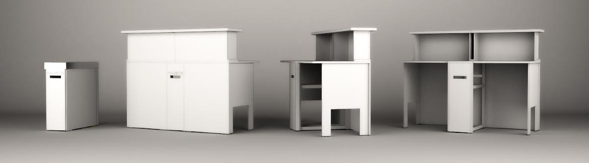 Barra de bar de madera plegable, 150 cm - Imagen 10