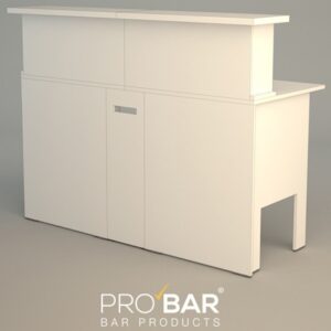 Barra de bar de madera plegable, 150 cm